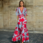 Florita | Women's Floral Wrap Dress with Flattering Fit | Elegant Summer Style for Every Occasion