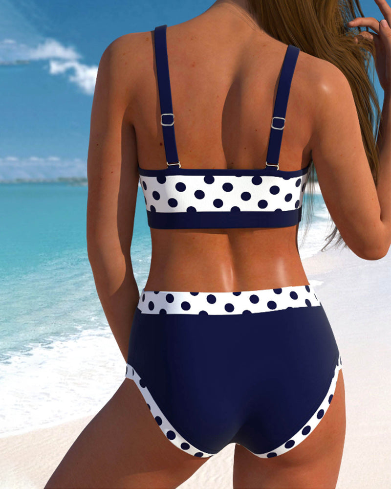 Gabrielle Collection | High Waisted Bikini Set with Tummy Control | Vintage-Inspired Design for Confidence