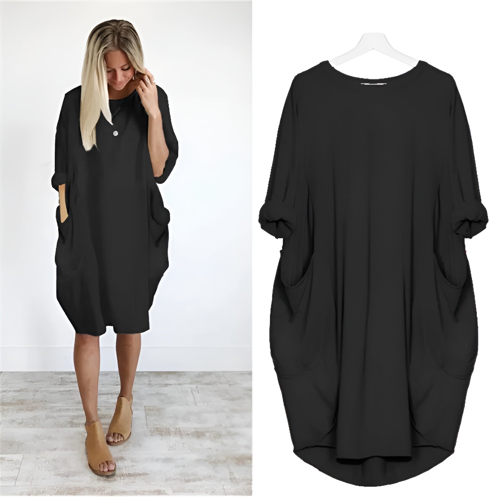 Gina™ | Women's Summer Dress with Flattering Draping & Hidden Pockets | Elegant Style for Effortless Confidence