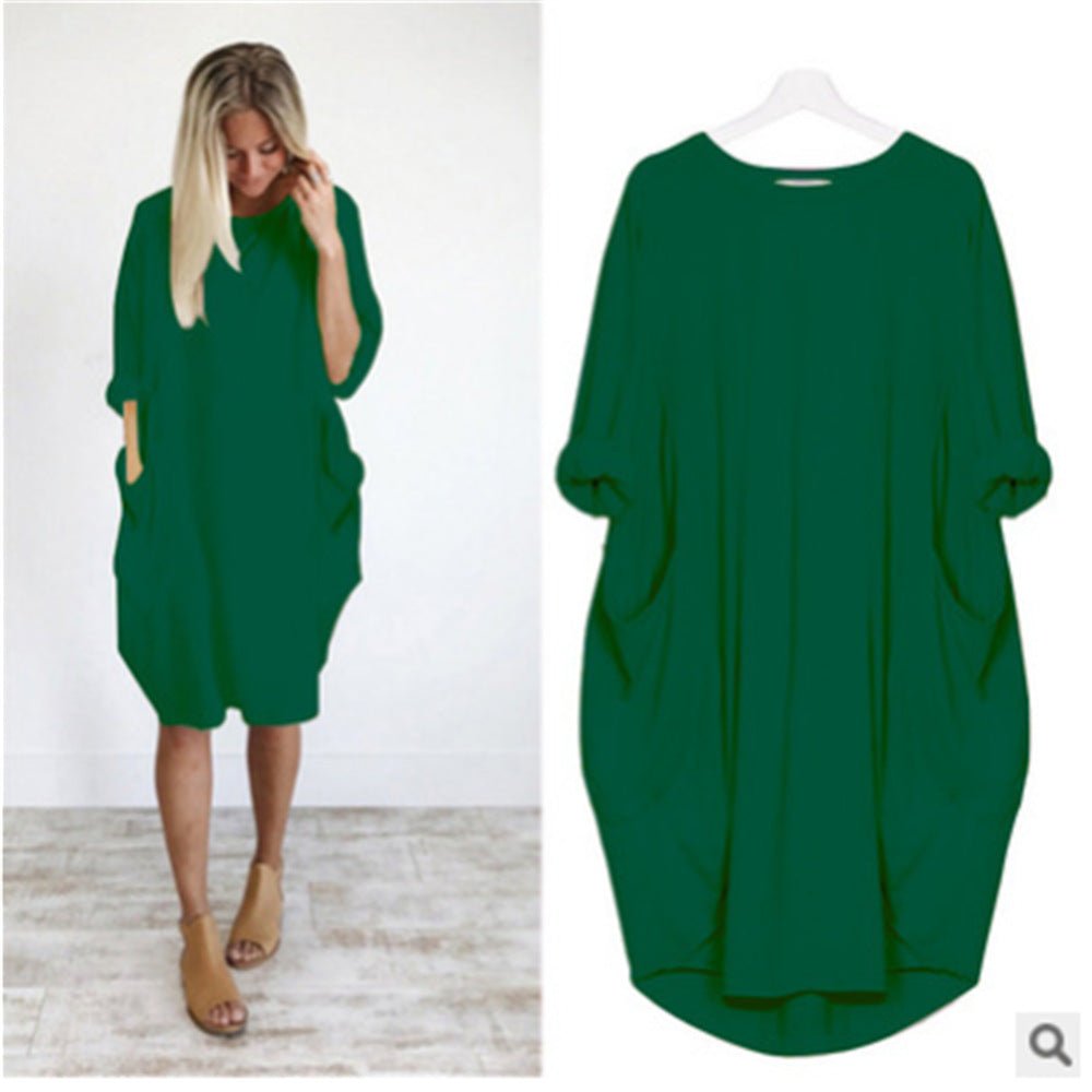 Gina™ | Women's Summer Dress with Flattering Draping & Hidden Pockets | Elegant Style for Effortless Confidence