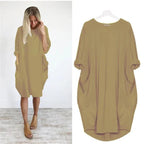 Gina™ | Women's Summer Dress with Flattering Draping & Hidden Pockets | Elegant Style for Effortless Confidence