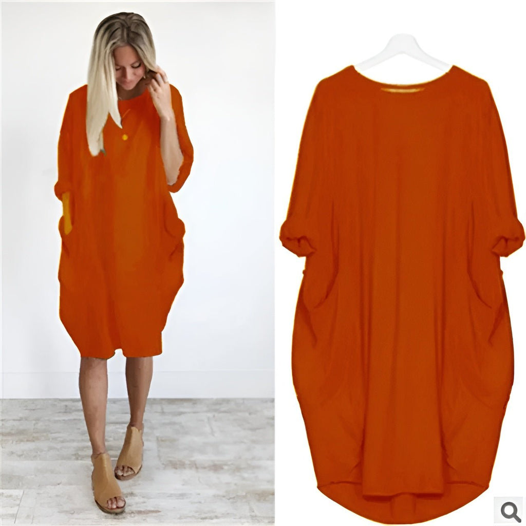 Gina™ | Women's Summer Dress with Flattering Draping & Hidden Pockets | Elegant Style for Effortless Confidence