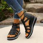 Hannah | Women's Sandals with Rhinestone Accents for Stylish Comfort