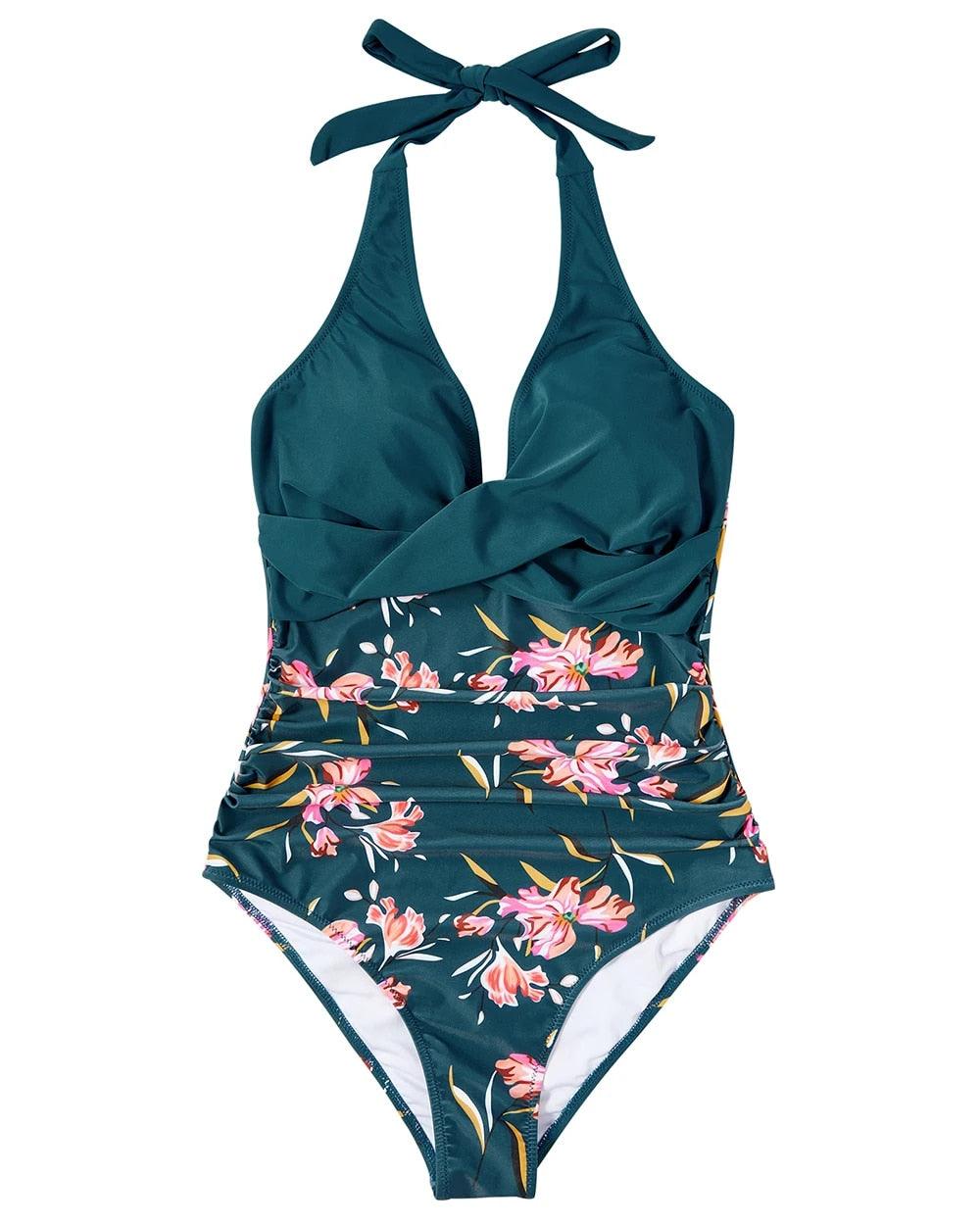 Hilda Collection | Women's One Piece Swimsuit with Sculpting Push-Up Fit | Elegant Bathing Suit for Confidence and Style