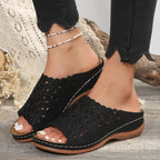 Isla | Women's Sandals with Cushioned Support & Floral Design | All-Day Comfort