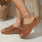 Isla | Women's Sandals with Cushioned Support & Floral Design | All-Day Comfort
