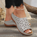 Isla | Women's Sandals with Cushioned Support & Floral Design | All-Day Comfort