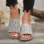 Isla | Women's Sandals with Cushioned Support & Floral Design | All-Day Comfort