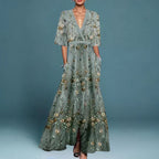 Jill Collection | Floral Maxi Dress for Women with Flattering Fit | Lightweight Fabric for Effortless Style