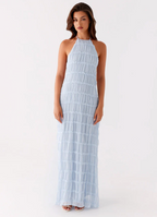 Jolene Collection | Floral Maxi Dress with Adjustable Halter Neckline | Flattering Fit for Effortless Style