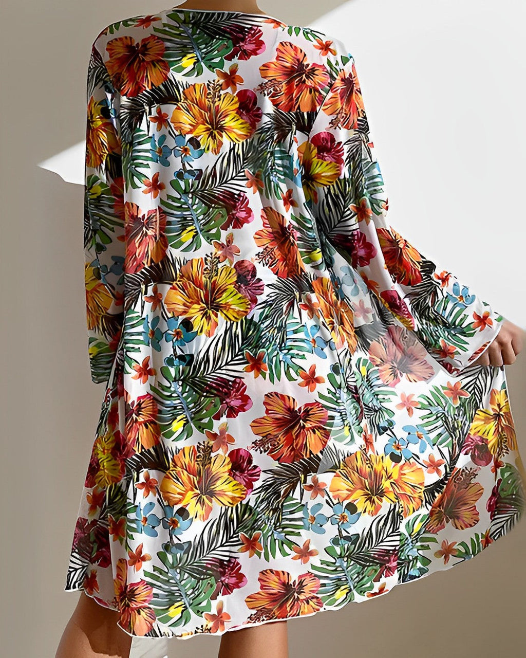 Juanita Collection | High Waisted Bikini Set with Tropical Print | Flattering Design for Confident Beach Days
