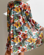 Juanita Collection | High Waisted Bikini Set with Tropical Print | Flattering Design for Confident Beach Days