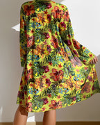 Juanita Collection | High Waisted Bikini Set with Tropical Print | Flattering Design for Confident Beach Days