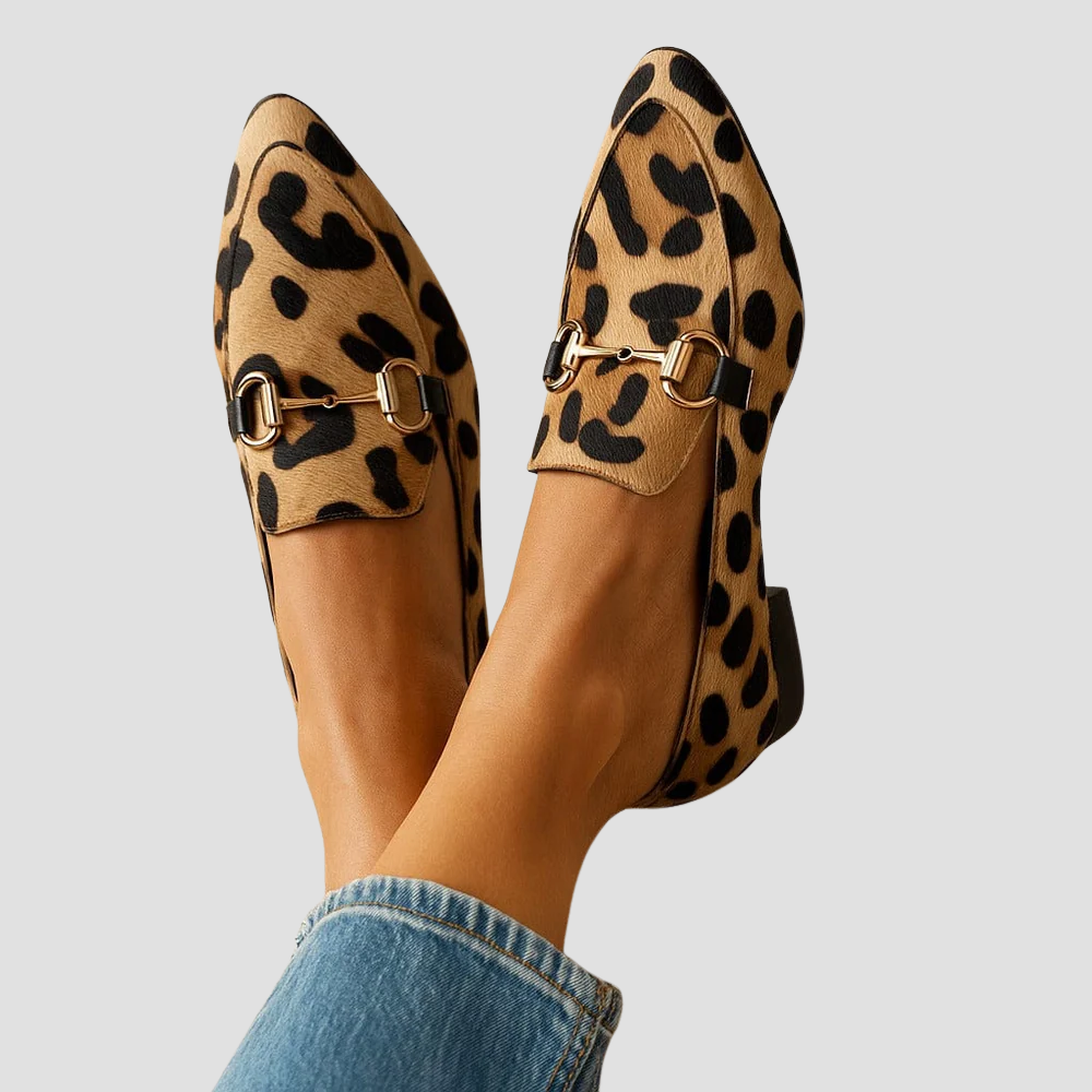Judith | Black Loafers for Women with Cushioned Insole | Elegant Style for All-Day Comfort