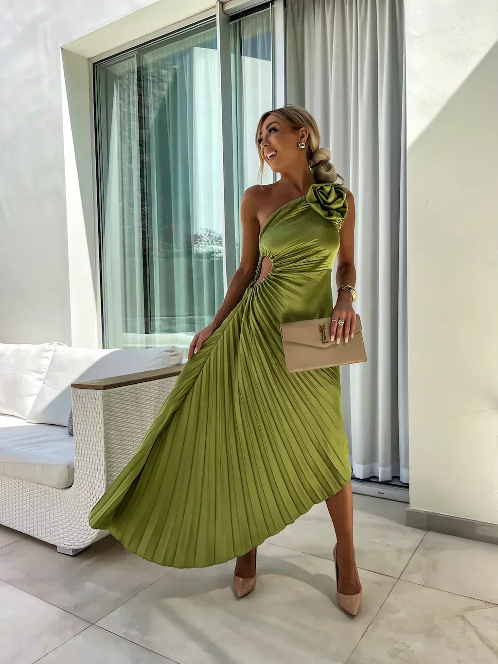 Juliette Collection | Women's Floral Dress with Flattering Fit | Elegant Summer Style for Garden Weddings