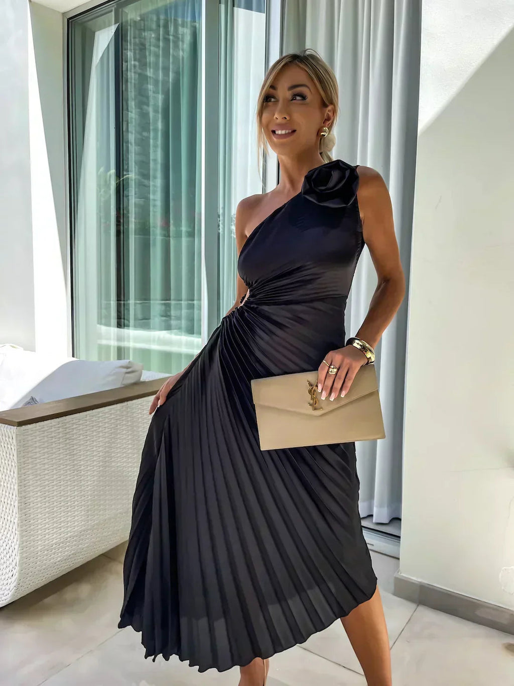 Juliette Collection | Women's Floral Dress with Flattering Fit | Elegant Summer Style for Garden Weddings