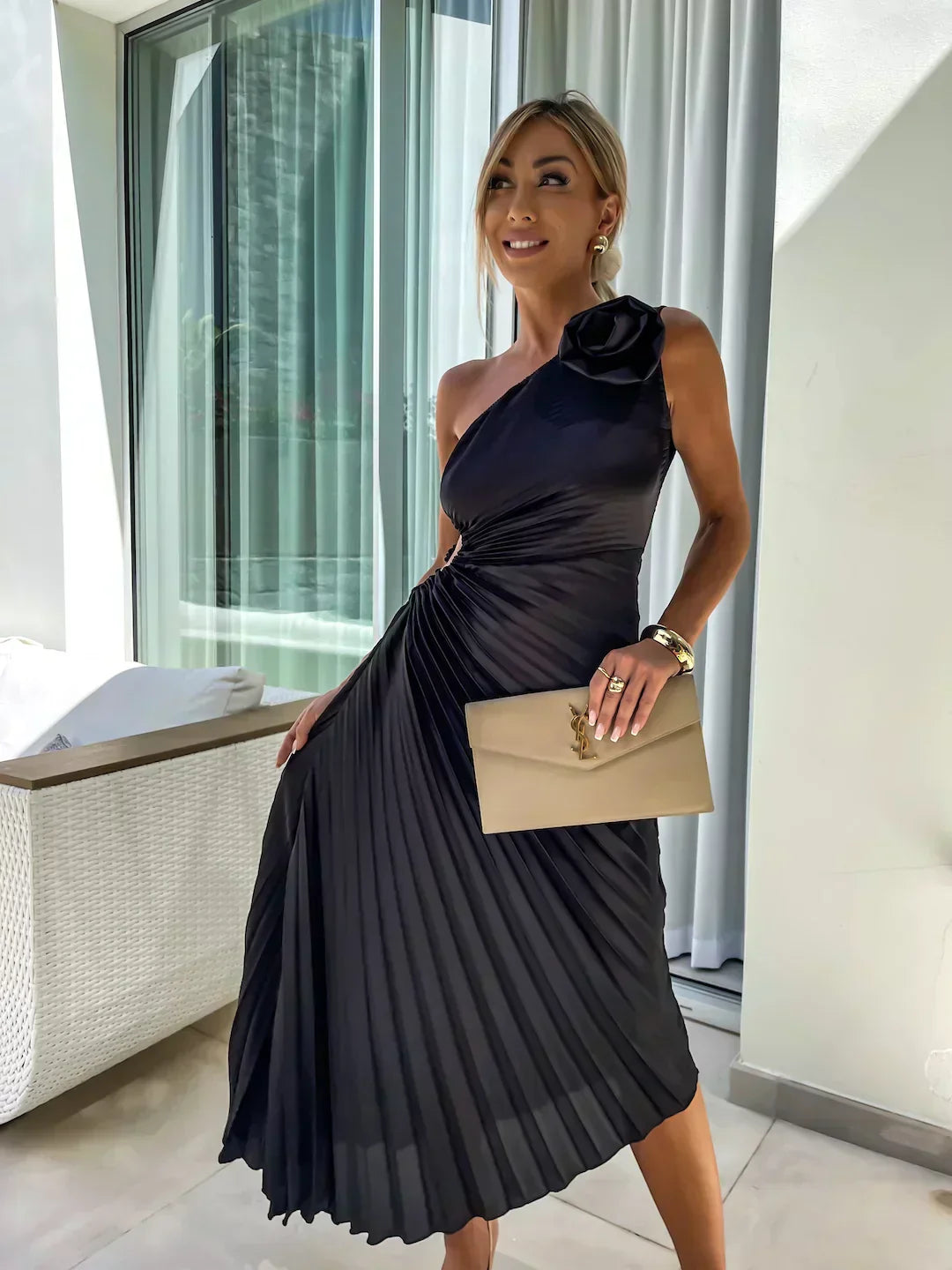 Juliette Collection | Women's Floral Dress with Flattering Fit | Elegant Summer Style for Garden Weddings