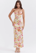 Katherine Collection | Women's Floral Summer Dress with Spaghetti Straps | Lightweight Comfort for Effortless Elegance