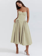 Lark Collection | Women's Maxi Dress with Vintage Charm | Elegant Long Tank Style for Effortless Sophistication