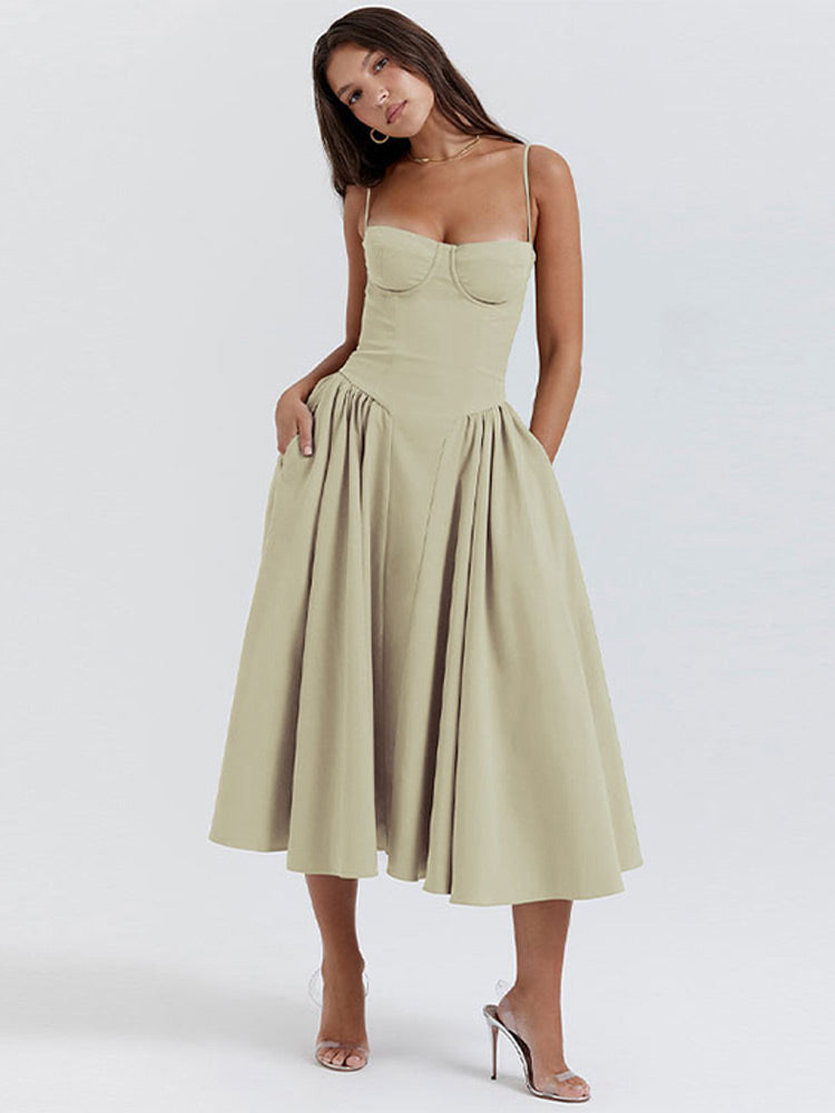 Lark Collection | Women's Maxi Dress with Vintage Charm | Elegant Long Tank Style for Effortless Sophistication