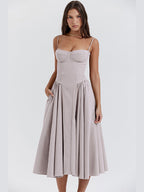 Lark Collection | Women's Maxi Dress with Vintage Charm | Elegant Long Tank Style for Effortless Sophistication