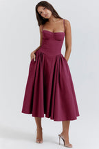 Lark Collection | Women's Maxi Dress with Vintage Charm | Elegant Long Tank Style for Effortless Sophistication