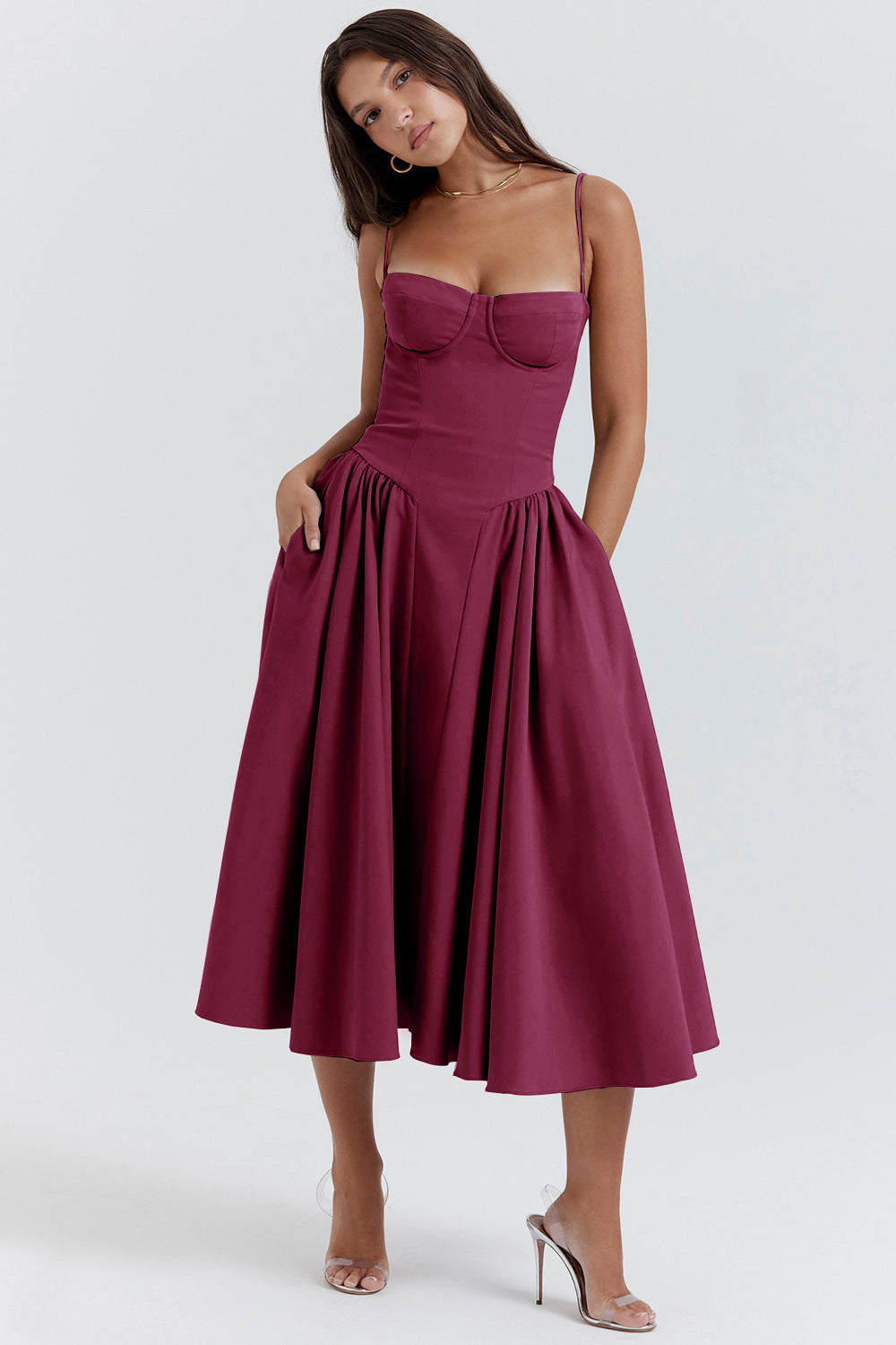 Lark Collection | Women's Maxi Dress with Vintage Charm | Elegant Long Tank Style for Effortless Sophistication