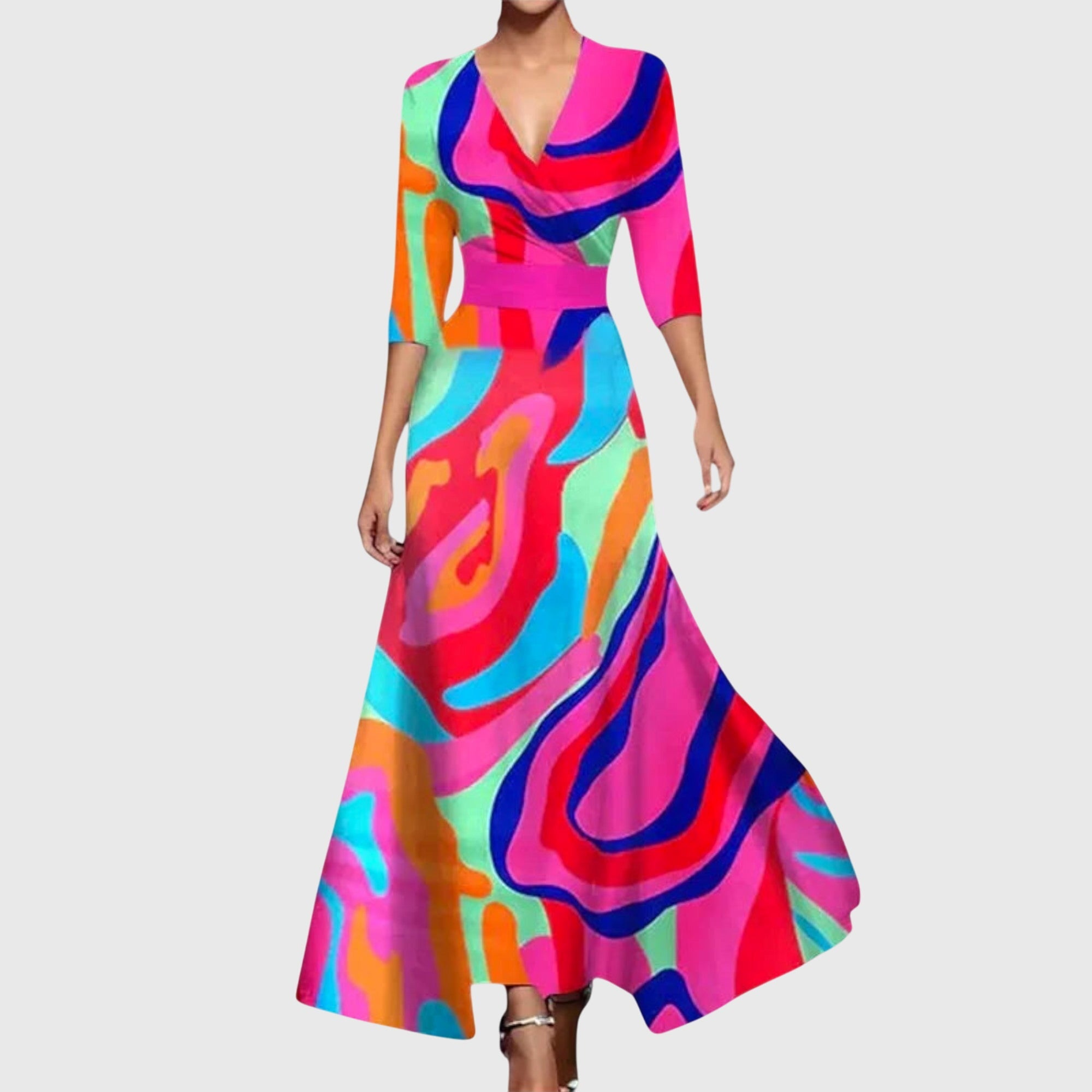 Leila Collection | Women's Dress with Tailored Fit | Elegant Style for Wedding Guests 5