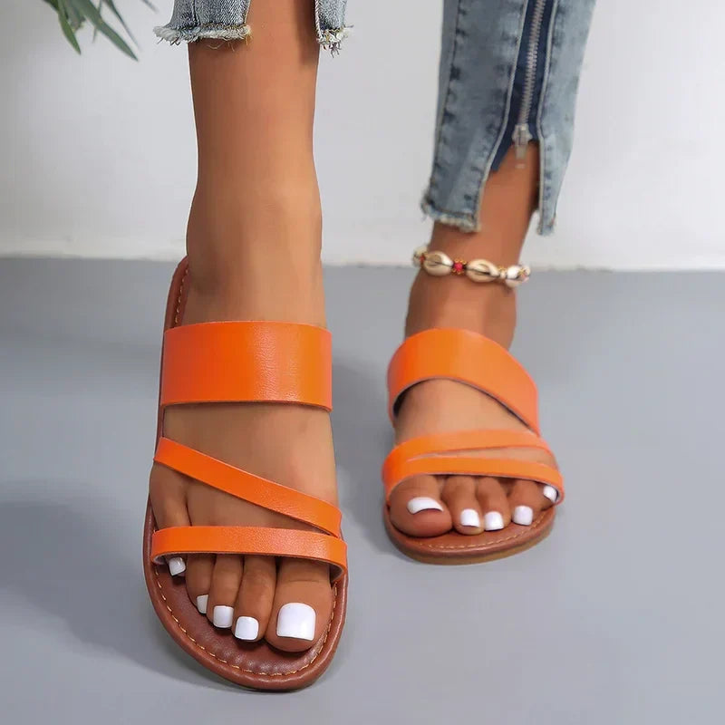 Lilac | Women's Sandals with Cushioned Footbed & Adjustable Straps | Lightweight Comfort for Everyday Wear