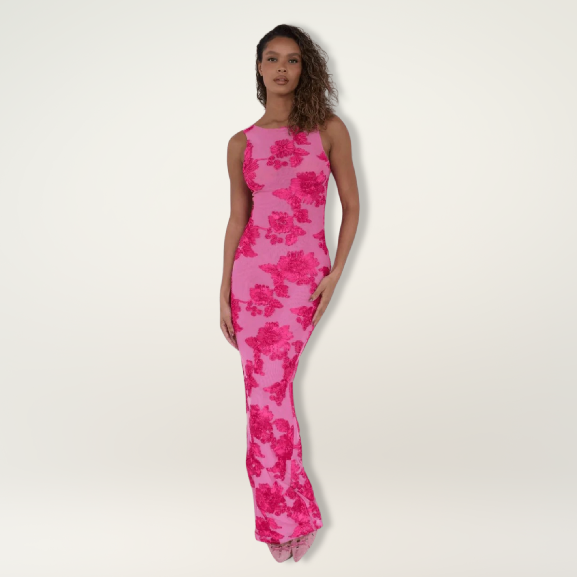 Lily Collection | Floral Maxi Dress for Women with Flattering Silhouette | Soft, Comfortable Fabric for Effortless Elegance