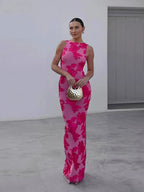 Lily Collection | Floral Maxi Dress for Women with Flattering Silhouette | Soft, Comfortable Fabric for Effortless Elegance