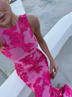 Lily Collection | Floral Maxi Dress for Women with Flattering Silhouette | Soft, Comfortable Fabric for Effortless Elegance