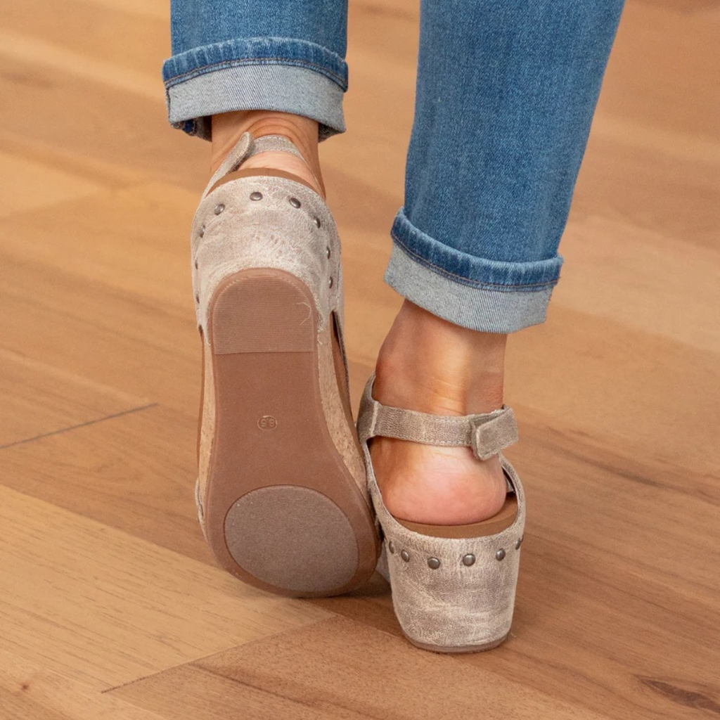 Linda Collection | Wedge Sandals for Women with Breathable Suede | Elegant Design for All-Day Comfort