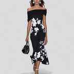 Lindsey Collection | Floral Midi Dress with Unique Print & Relaxed Fit | Effortless Style for Women 2