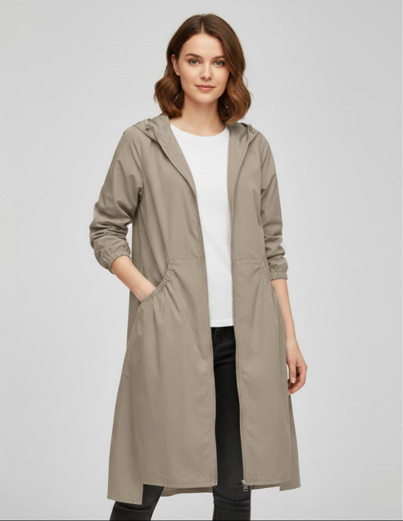 Long Waterproof Women's Jacket | Stylish Winter Coat for Cold Weather 0