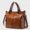 Lora Collection | Elegant Leather Tote Bag with Spacious Interior | Versatile Design for Everyday Use 0