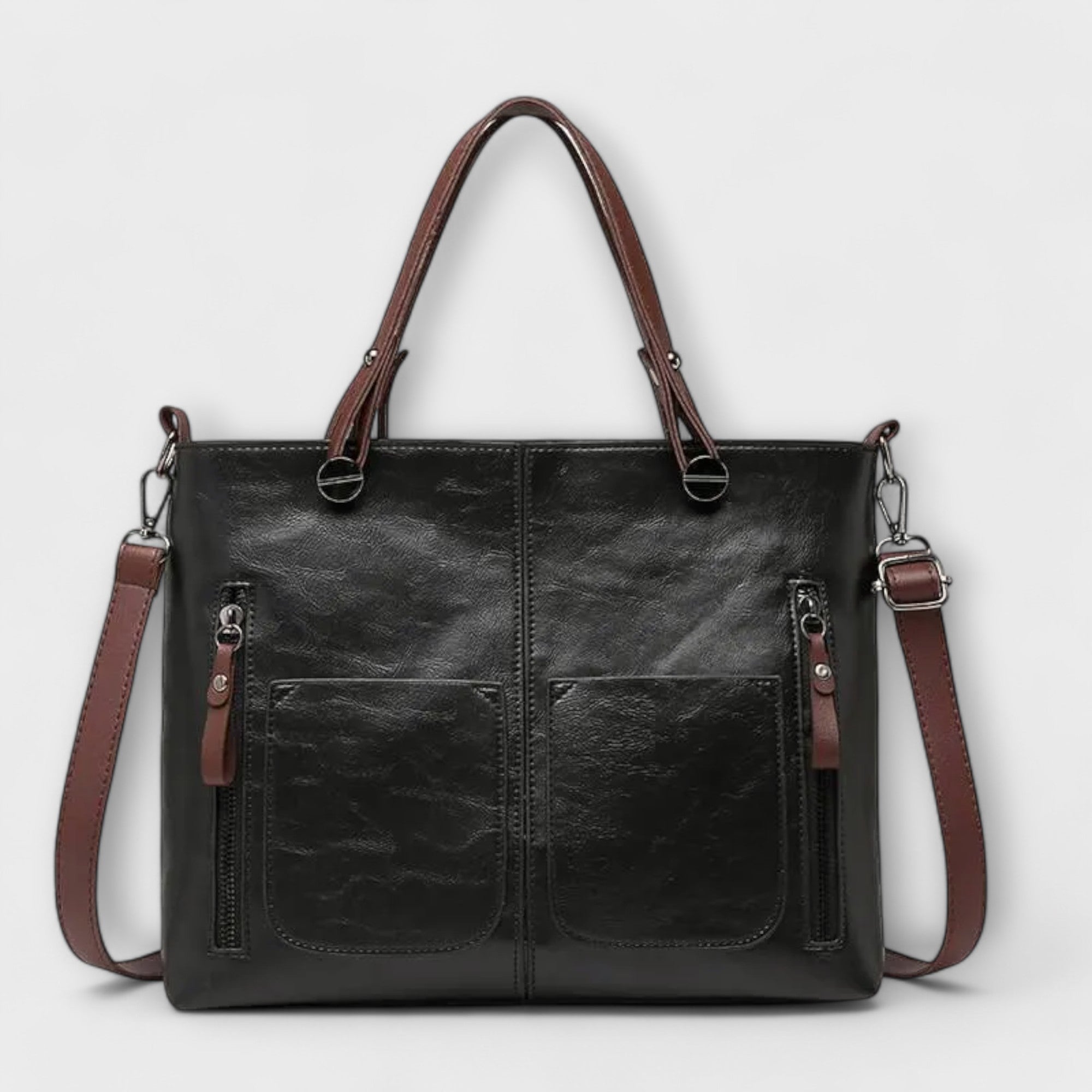 Lora Collection | Elegant Leather Tote Bag with Spacious Interior | Versatile Design for Everyday Use 1