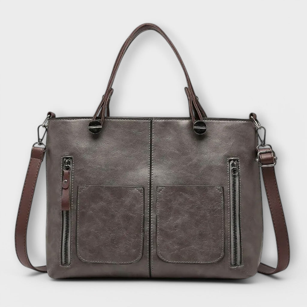 Lora Collection | Elegant Leather Tote Bag with Spacious Interior | Versatile Design for Everyday Use 3