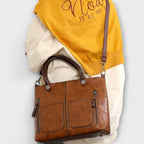 Lora Collection | Elegant Leather Tote Bag with Spacious Interior | Versatile Design for Everyday Use 4
