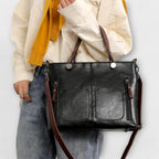 Lora Collection | Elegant Leather Tote Bag with Spacious Interior | Versatile Design for Everyday Use 5