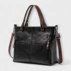 Lora Collection | Elegant Leather Tote Bag with Spacious Interior | Versatile Design for Everyday Use 8