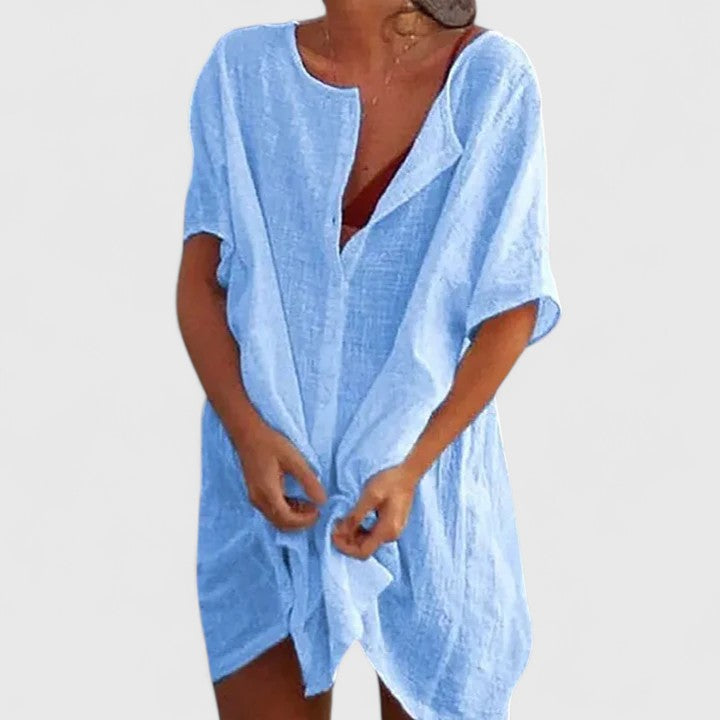 Louisiana | Elegant Tunic Dress for Women with Flattering Silhouette | Versatile Summer Style