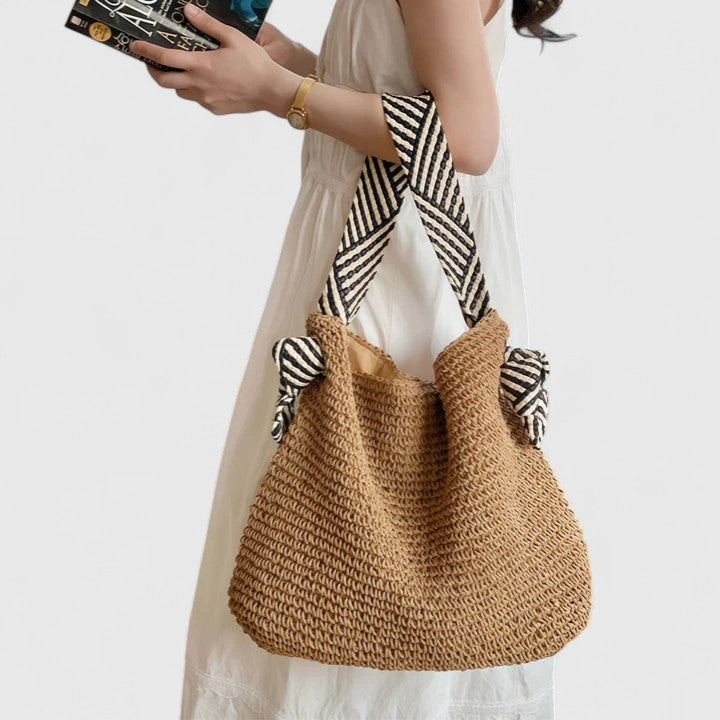 Lyra Collection | Handbag Tote Bag with Handwoven Design & Statement Straps | Stylish Accessory for Every Occasion 1