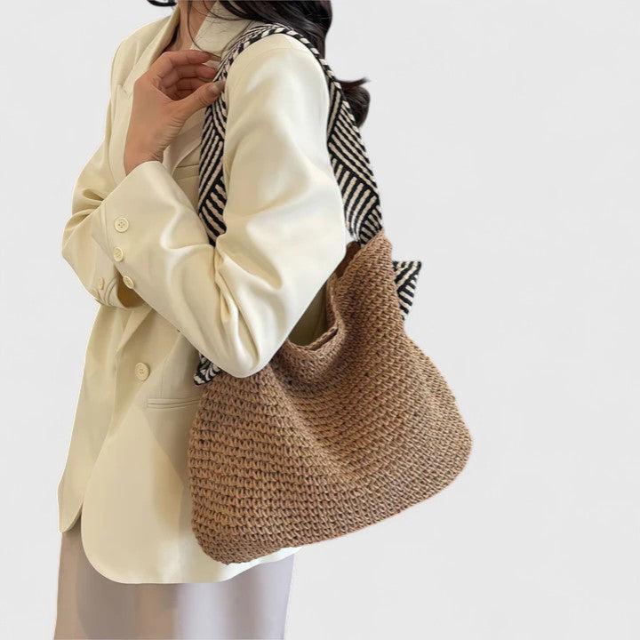 Lyra Collection | Handbag Tote Bag with Handwoven Design & Statement Straps | Stylish Accessory for Every Occasion 3