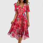 Madison Collection | Women's Floral Dress with Flattering Fit | Elegant Summer Style for Special Occasions