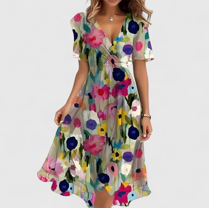 Madison Collection | Women's Floral Dress with Flattering Fit | Elegant Summer Style for Special Occasions