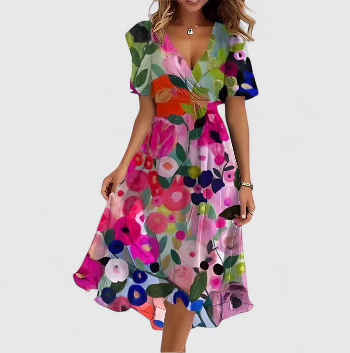 Madison Collection | Women's Floral Dress with Flattering Fit | Elegant Summer Style for Special Occasions