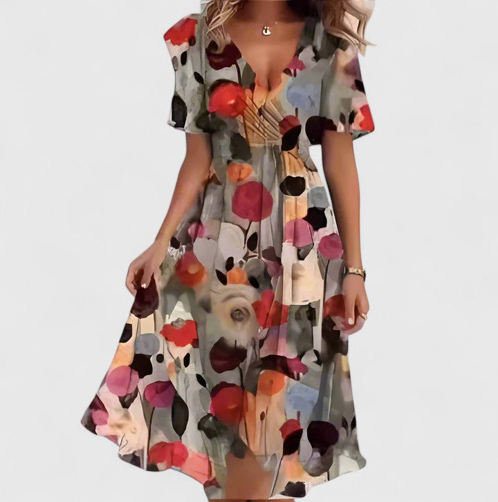 Madison Collection | Women's Floral Dress with Flattering Fit | Elegant Summer Style for Special Occasions