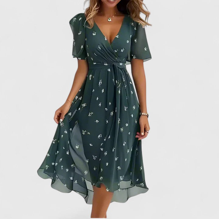 Madison Collection | Women's Floral Dress with Flattering Fit | Elegant Summer Style for Special Occasions