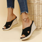 Magnolia Collection | Women's Sandals with Elegant Wedge Design | Comfortable All-Day Footwear for Sophisticated Style